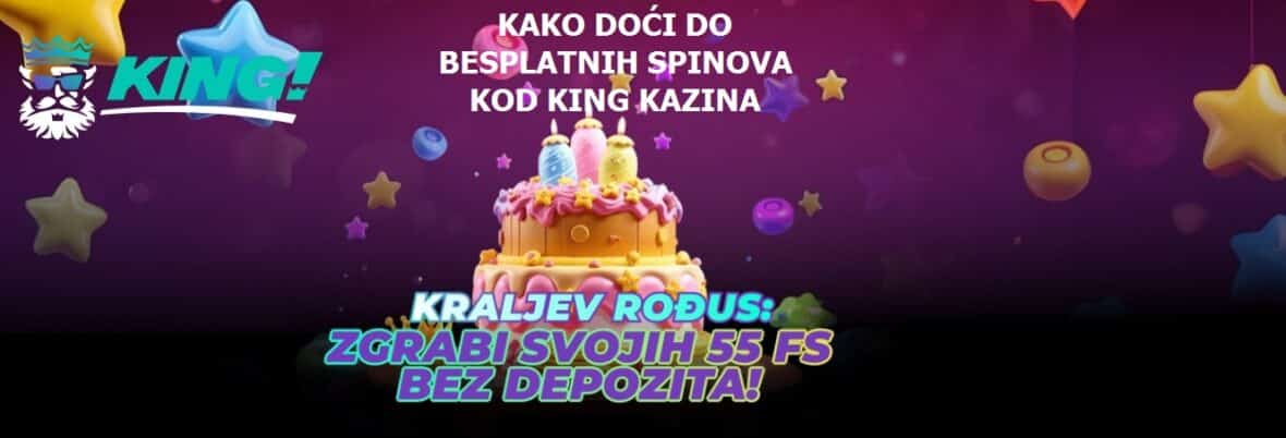 king kazino free spinovi